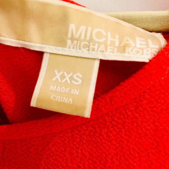 Michael KORS Orange high/low blouse - Picture 3 of 3